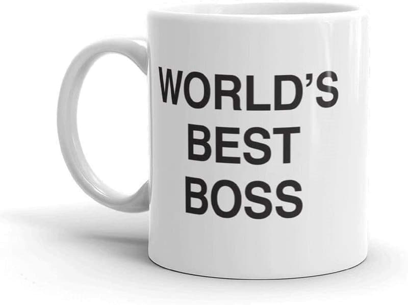 Funny Ceramic Coffee Mug for Bosses - 11 oz