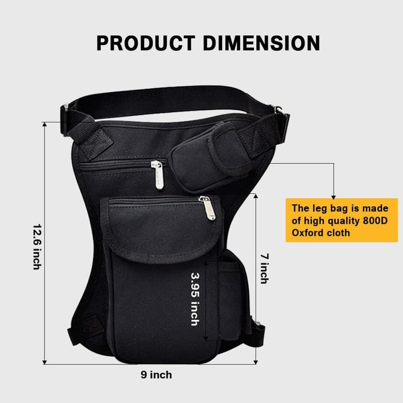Men's Tactical Drop Leg Fanny Pack for Outdoor Activities