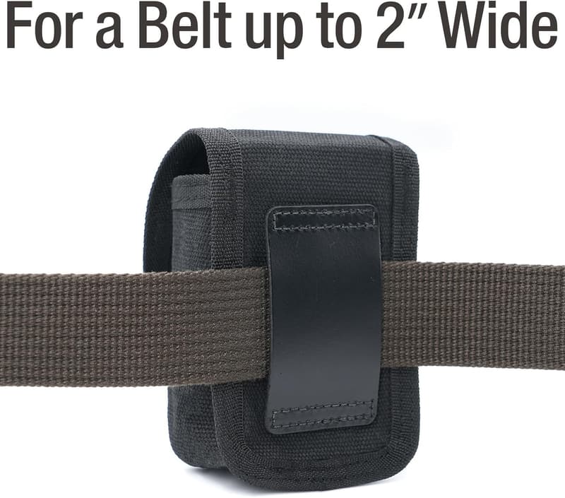 Compact Waxed Canvas EDC Belt Pouches for Men & Women