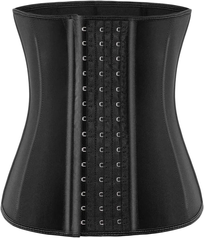 Women's Corset Waist Trainer with Steel Bones and Extender