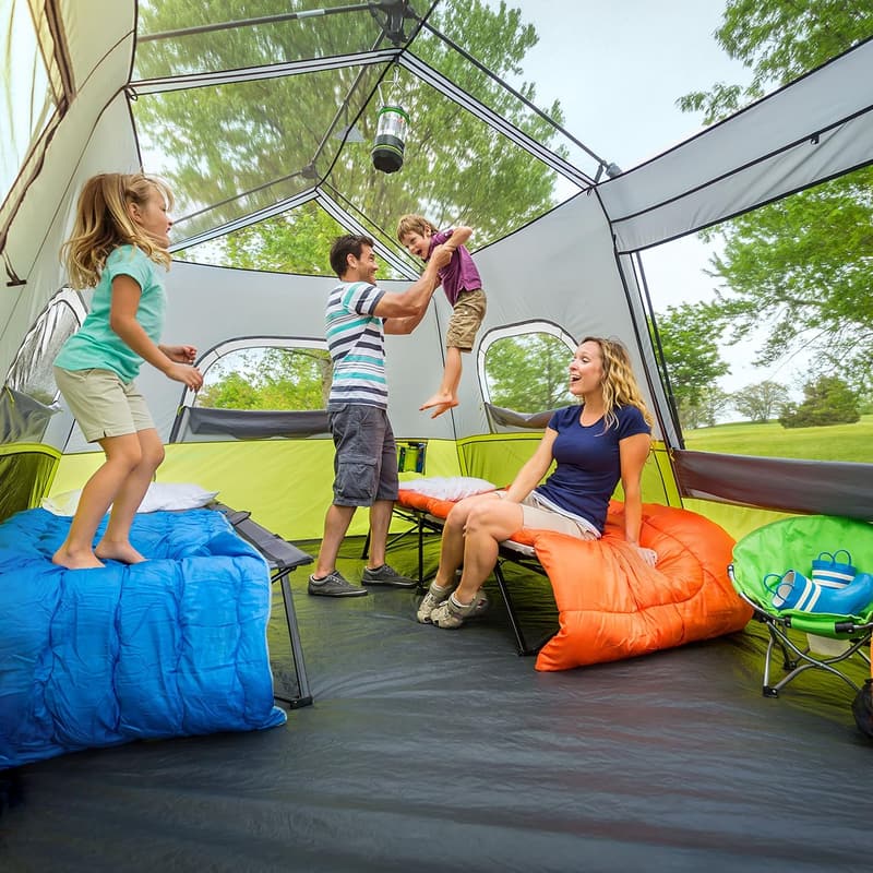 Core Instant Cabin Tent for 9 People - 14' x 9', Green