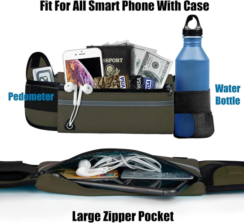 Ultra-Light Running Belt for Fitness, Adjustable Waist Pack