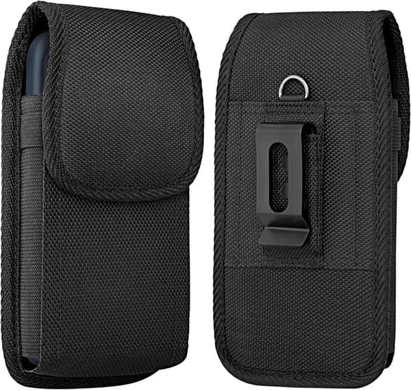 Black Nylon Holster for Samsung Galaxy S Series with Belt Clip