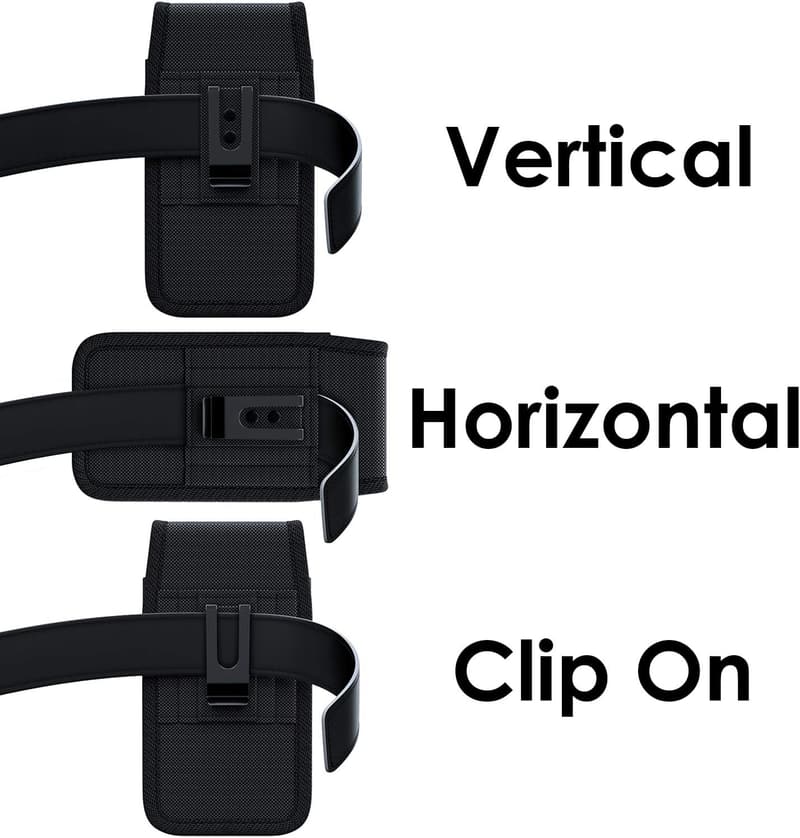 Black Nylon Holster for Samsung Galaxy S Series with Belt Clip