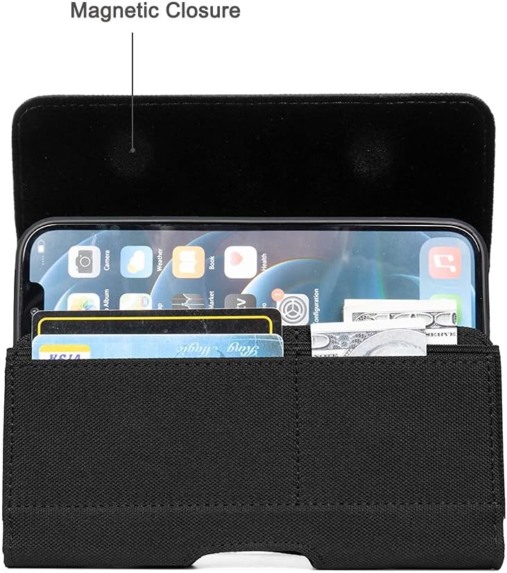 Universal Nylon Phone Holster Belt Clip for Samsung & iPhone