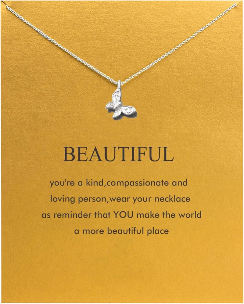 Friendship Anchor Compass Necklace with Good Luck Elephant Pendant
