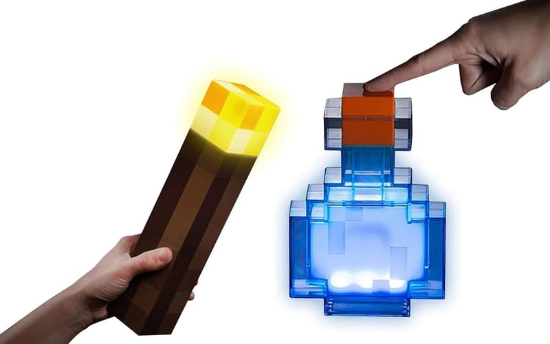 Minecraft LED Torch and Potion Light Set - 12