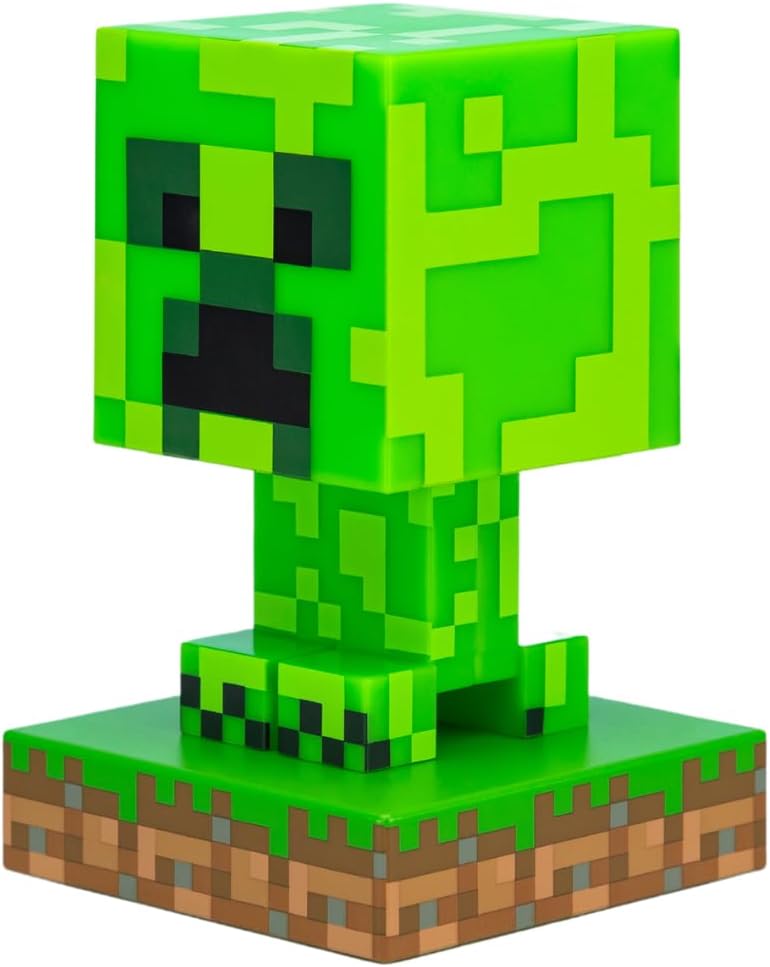 Minecraft Creeper 3D Lamp - Official Night Light for Gamers