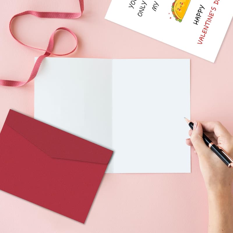 Naughty Taco Valentine Card for Him