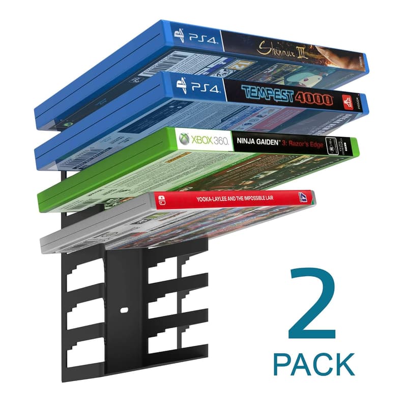 Gaming Accessories Wall Mount Video Game Case Storage
