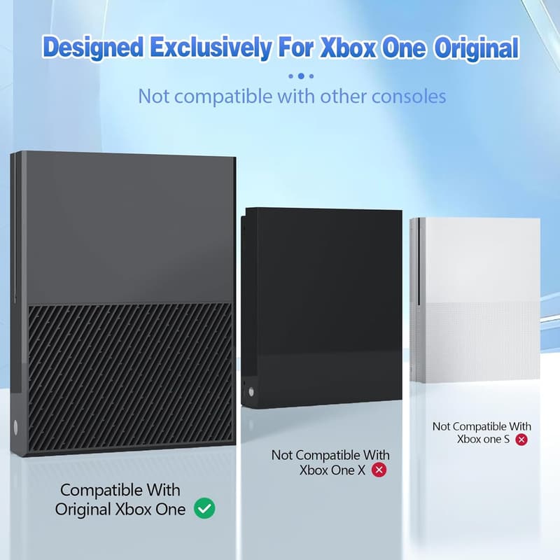 Xbox One Wall Mount Kit with Controller Holder & Headphone Hanger