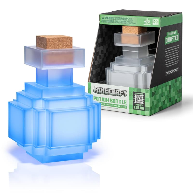 Minecraft Potion Bottle LED Color-Changing Light