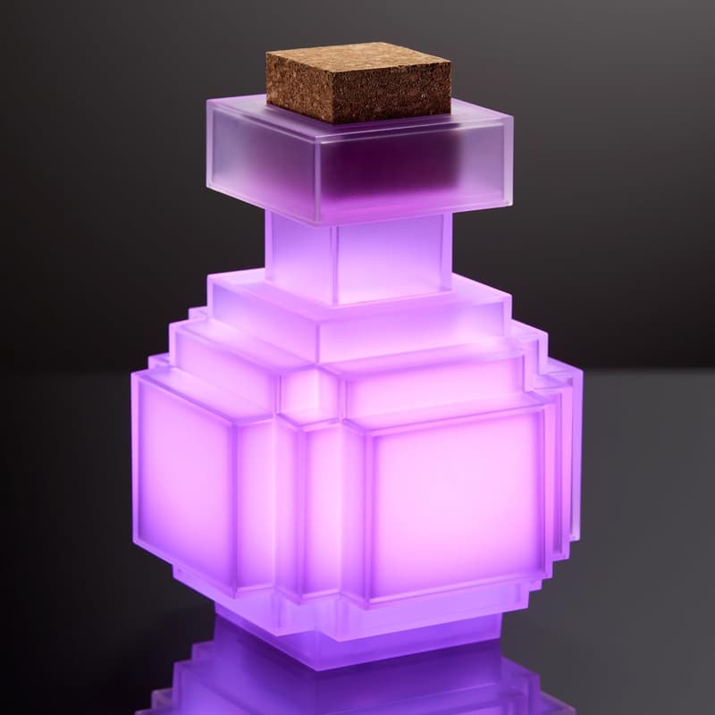 Minecraft Potion Bottle LED Color-Changing Light