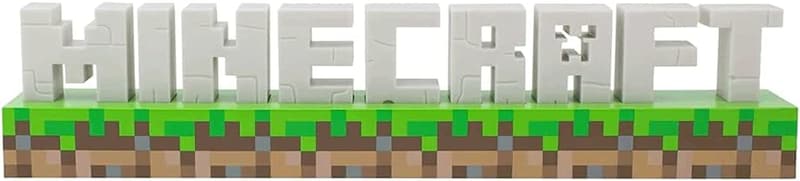 Minecraft Logo Light - Battery/USB Operated, 2 Light Modes