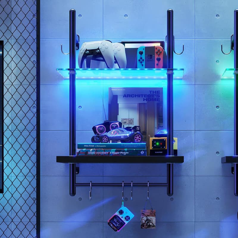 LED Gaming Wall Shelves - 15