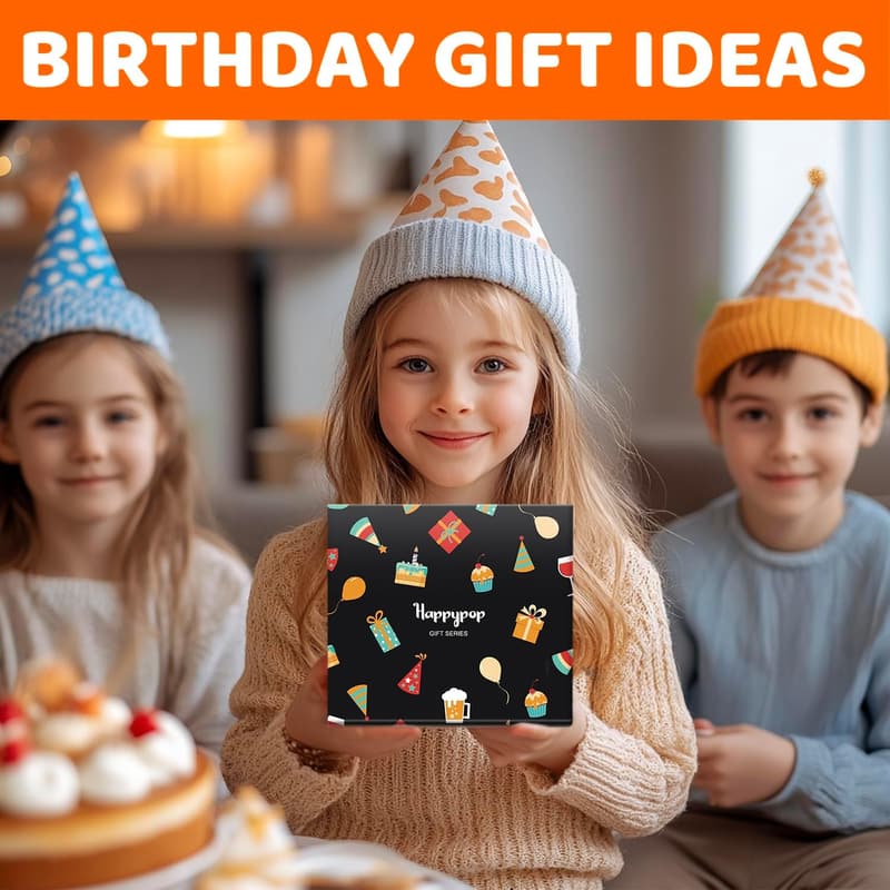 Birthday Gift Socks for Boys (Ages 5-12) in Gift Box