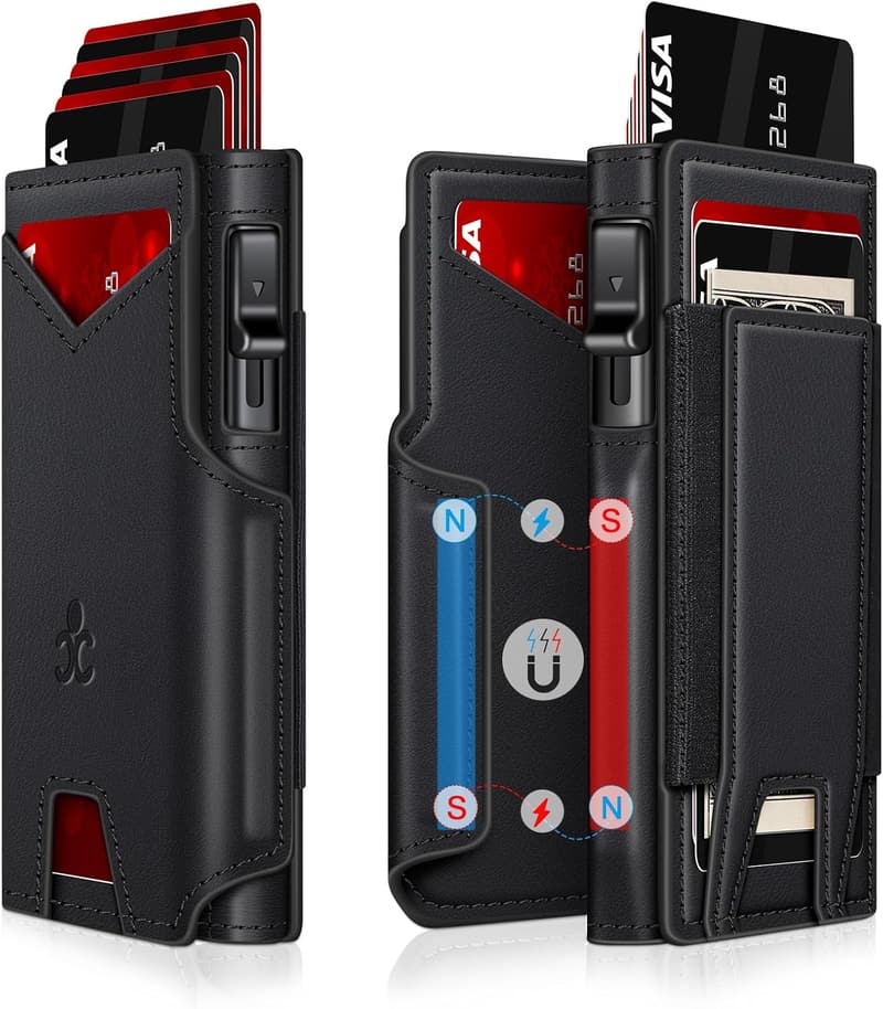 Men's RFID Blocking Slim Bifold Wallet with Card Holder