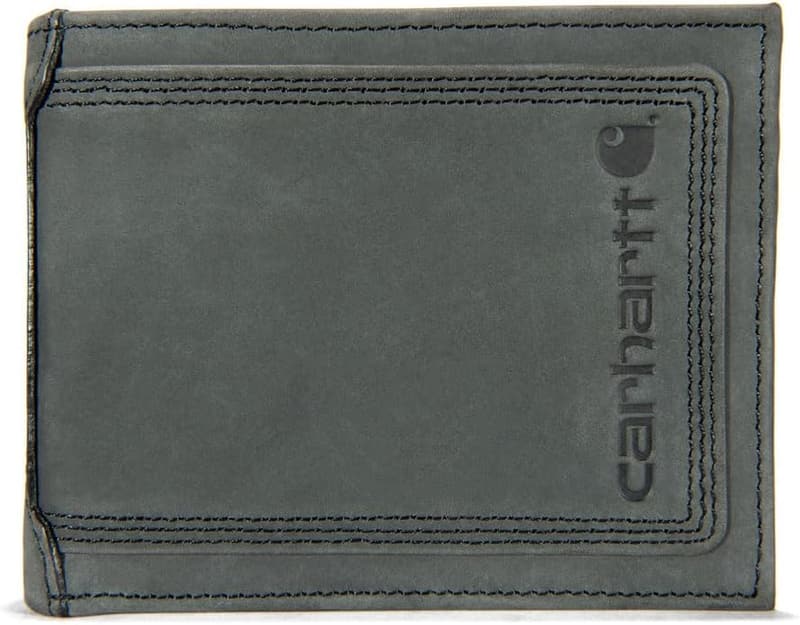 Carhartt Men's Black Detroit Passcase Wallet