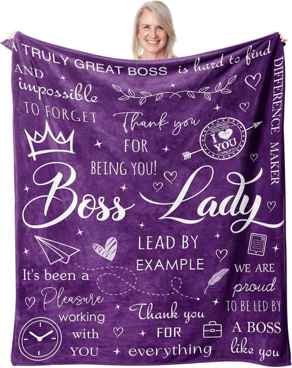 Boss Day Gift Blanket for Women - 60