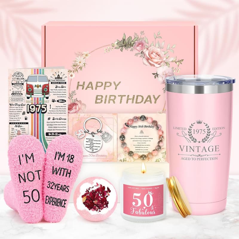 50th Birthday Gifts for Women - Fun and Fabulous Ideas