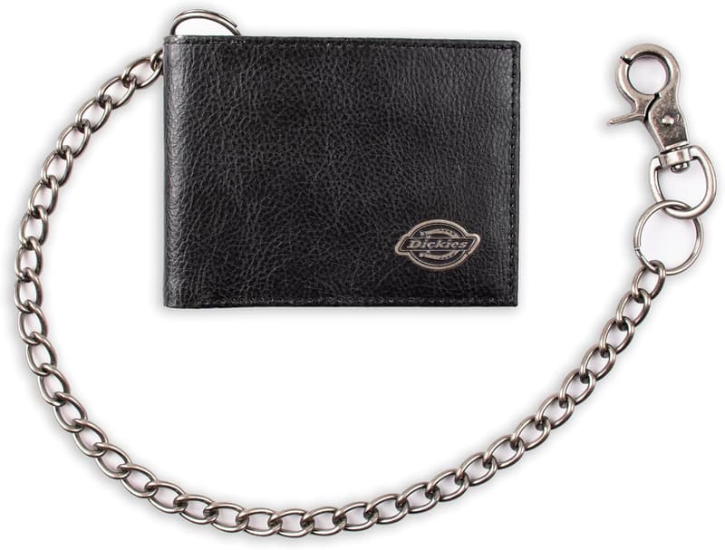 Dickies Men's Chain Trifold & Bifold Wallets