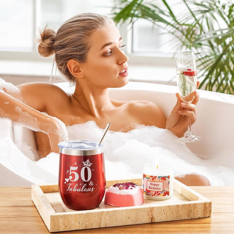 50th Birthday Relaxation Spa Gift Set for Women