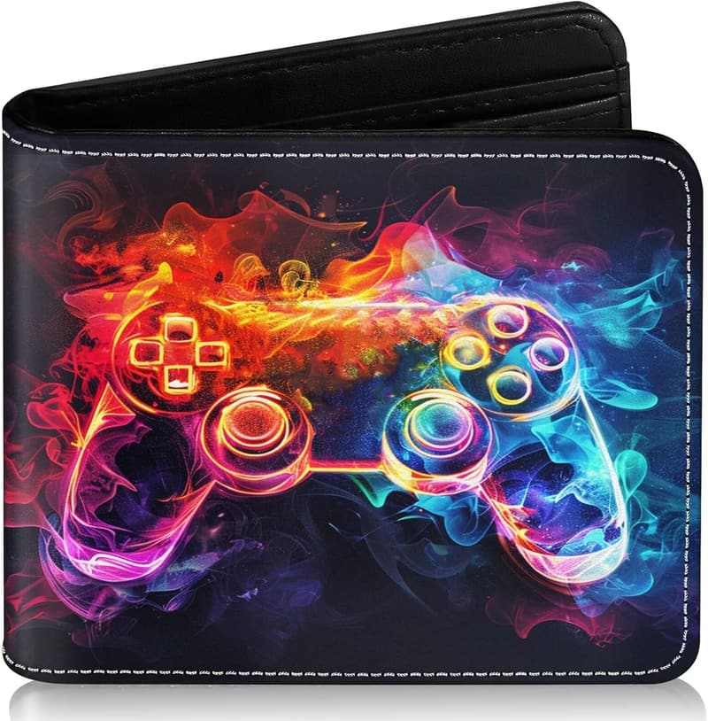 Boys Gamer Wallet with Game Controller Design - RFID Blocking