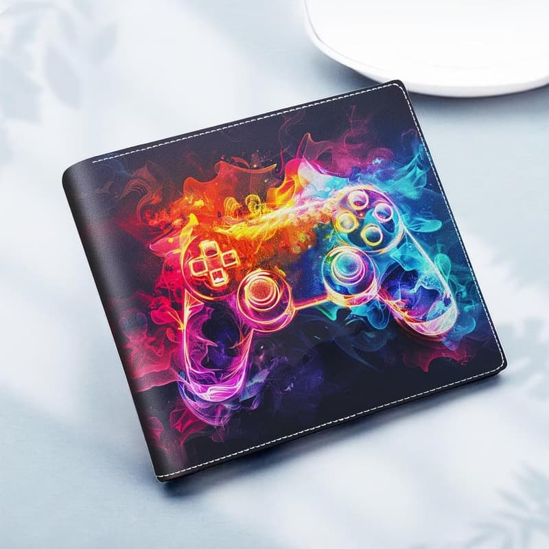 Boys Gamer Wallet with Game Controller Design - RFID Blocking