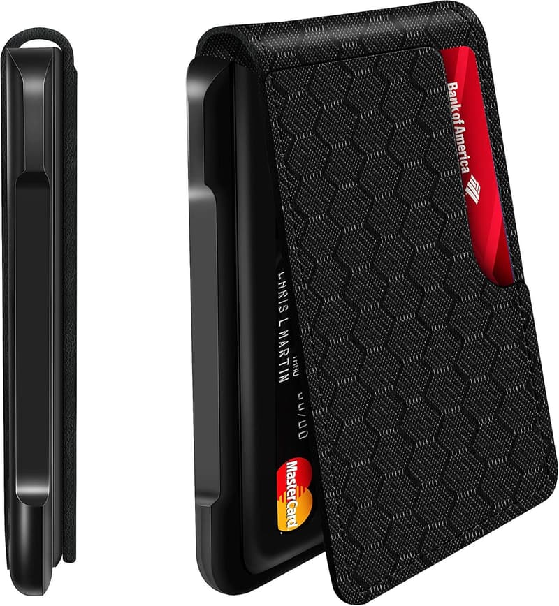 Tactical Bifold Wallet for Men - RFID Blocking Aluminum Holder