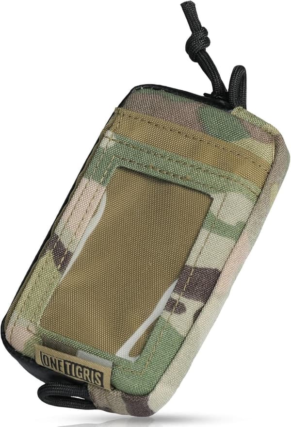 Men's Minimalist Tactical Zipper Wallet & Coin Purse