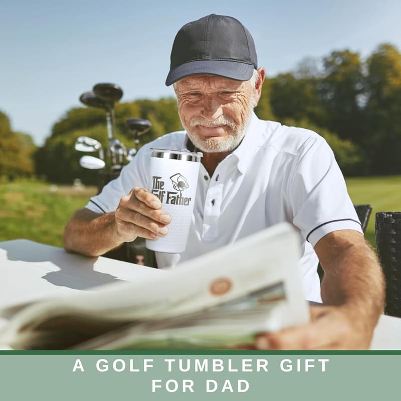 Father's Day Golf Gift - Funny 20 Oz Stainless Steel Tumbler