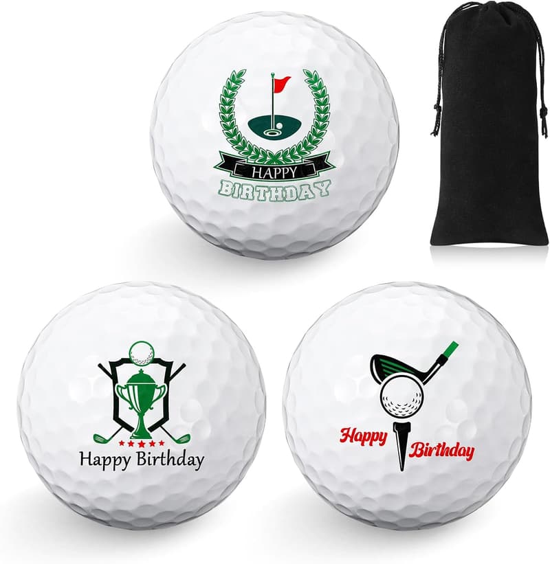 Funny Novelty Golf Ball Set for Men, Dad's Birthday Gift