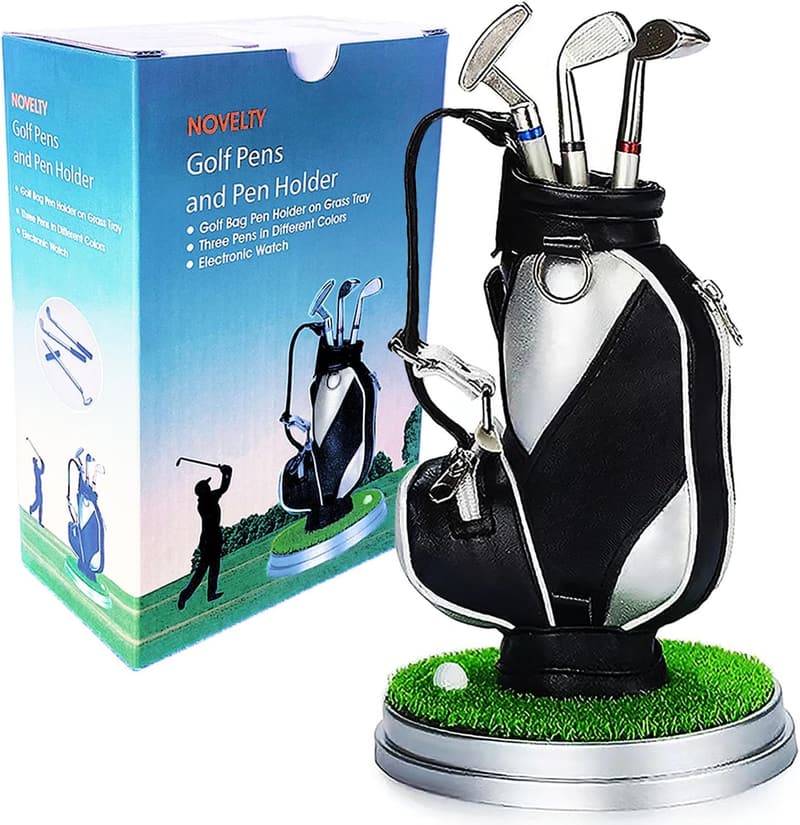 Golf Gifts for Men - Funny Golf Pen Holder for Dad & Him