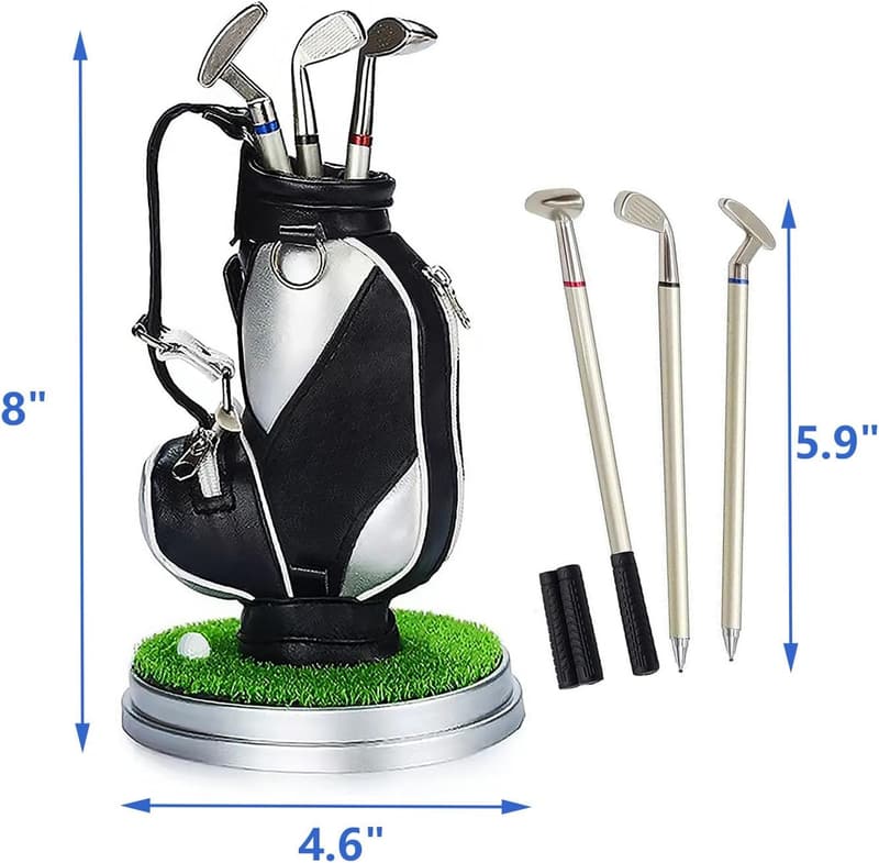 Golf Gifts for Men - Funny Golf Pen Holder for Dad & Him