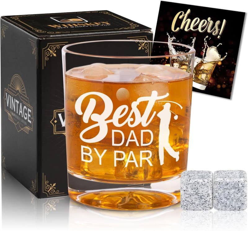 Father's Day Golf Whiskey Set for Dad – Perfect Gift for Golfers