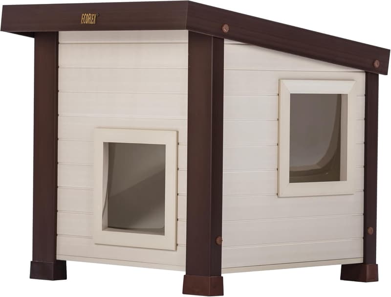 ECOFLEX® Albany Outdoor Cat House for Multiple Cats