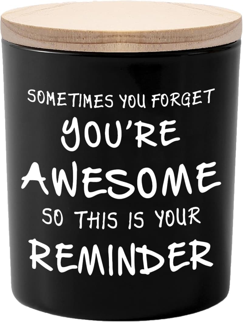 Unique Sandalwood Scented Soy Candle for Men