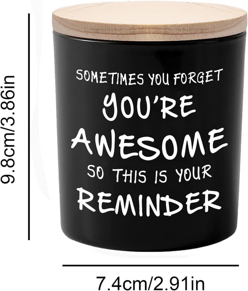 Unique Sandalwood Scented Soy Candle for Men