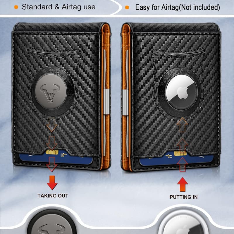 Slim RFID-Blocking Leather Wallet for Men - Gift-Ready