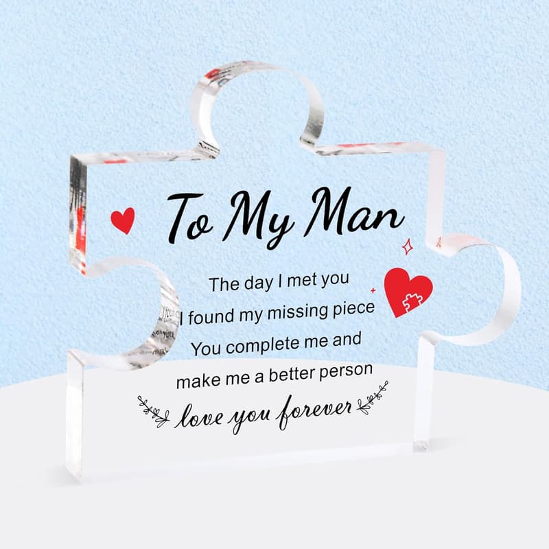 Father's Day Acrylic Puzzle Keepsake for Him