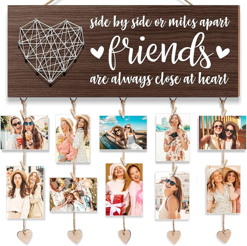 Birthday Picture Frame for Best Friends - Collage Display Holder
