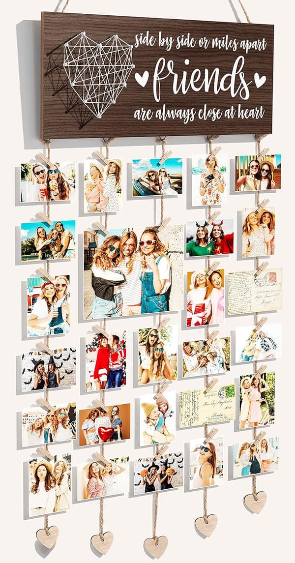 Birthday Picture Frame for Best Friends - Collage Display Holder