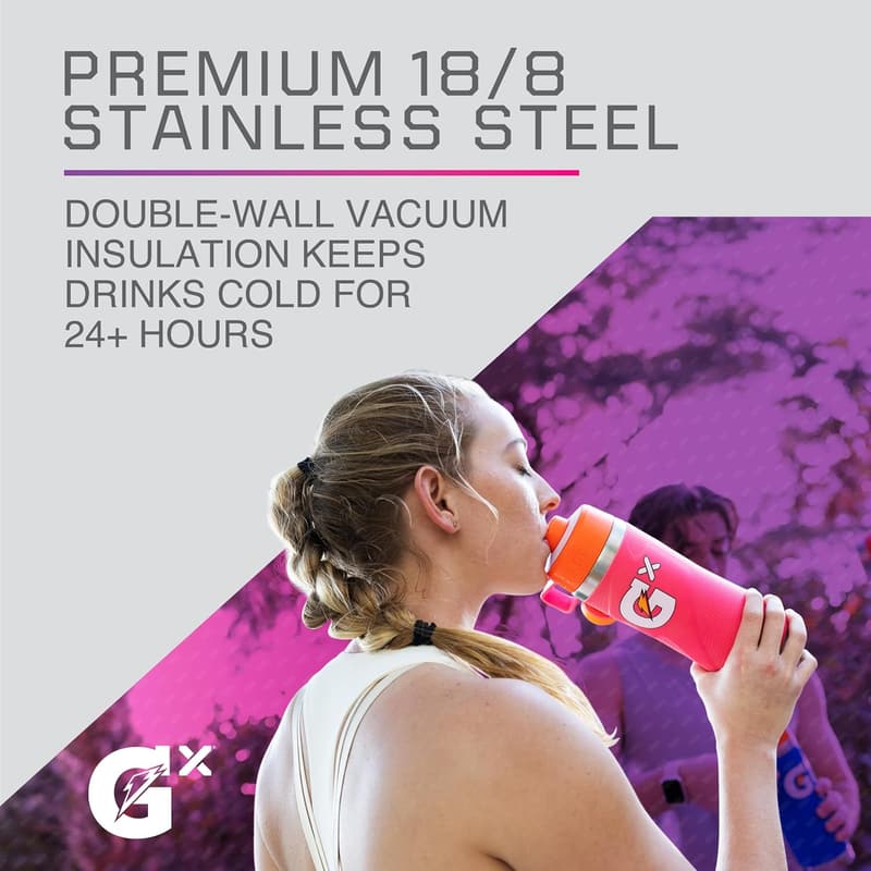 Gatorade Gx 32oz Stainless Steel Bottle