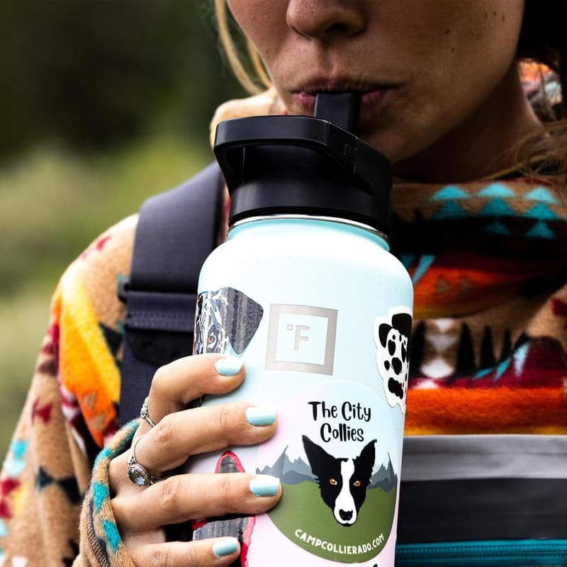 Hydration Flask for Camping & Hiking - 40 oz Stainless Steel, BPA-Free