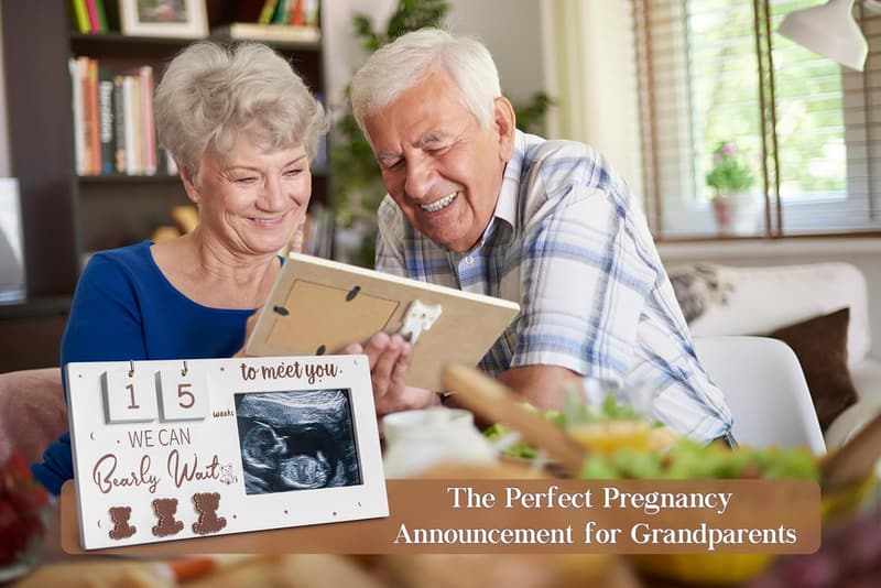 Pregnancy Countdown Sonogram Frame for Expecting Moms