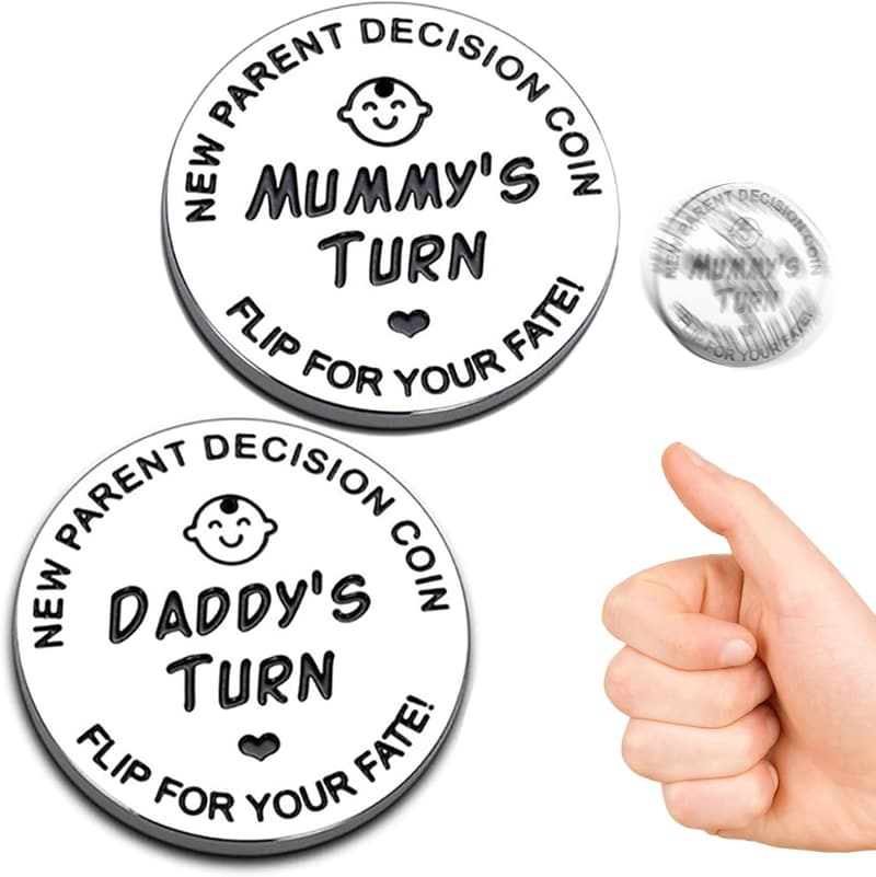 Funny Pregnancy Gift for New Parents, Double-Sided Decision Tool