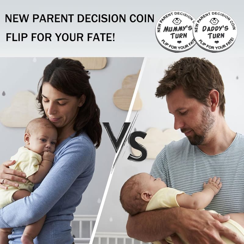 Funny Pregnancy Gift for New Parents, Double-Sided Decision Tool