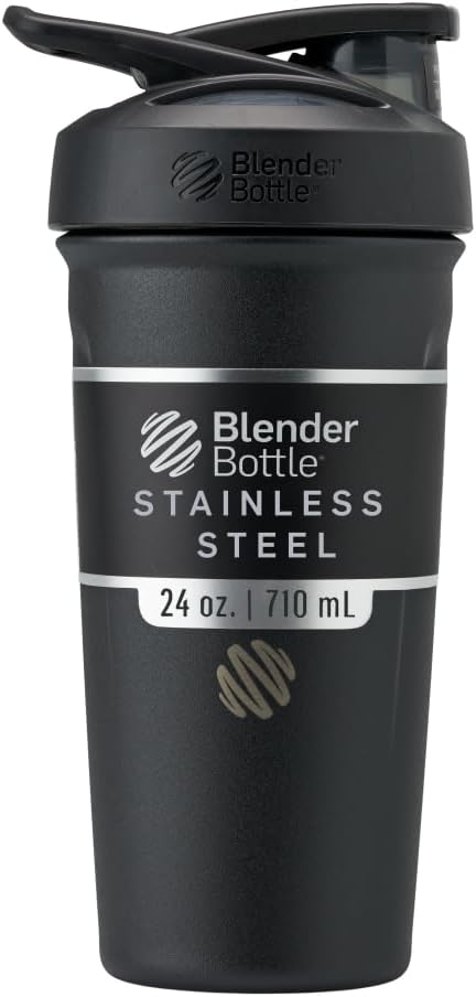 Insulated Stainless Steel BlenderBottle Strada Shaker Cup, 24 oz