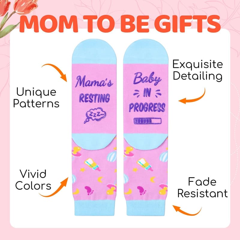 Mothers Day Pregnancy Socks for New Moms