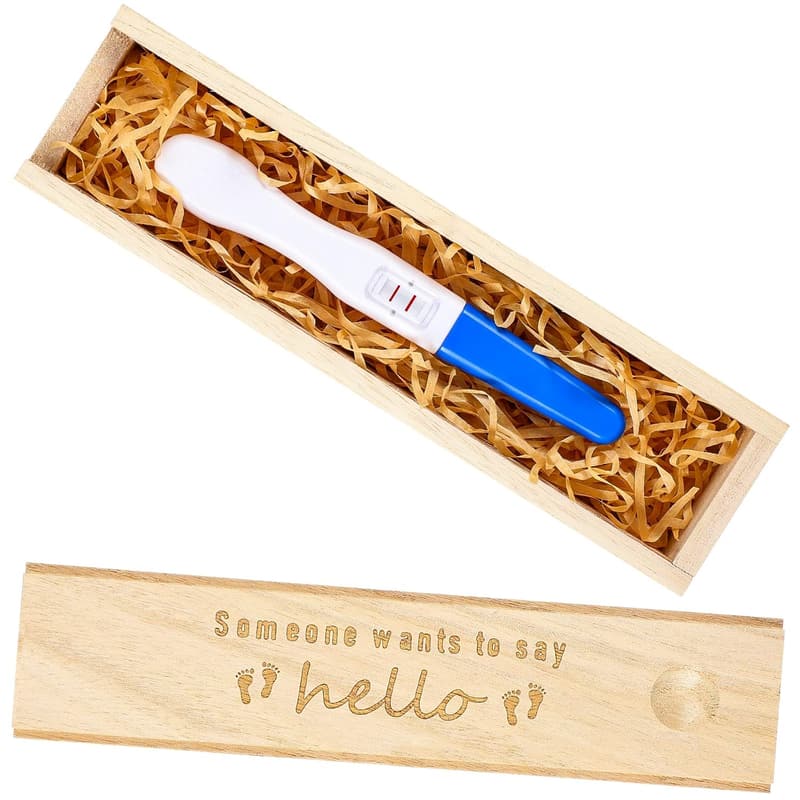 Pregnancy Announcement Keepsake Box for Husband & Grandparents